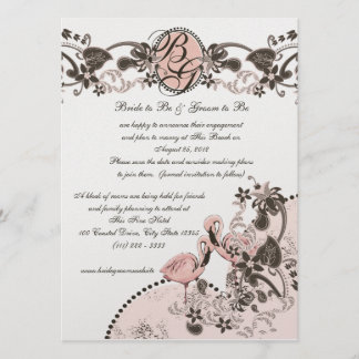 Flamingo Paradise Wedding Invitation