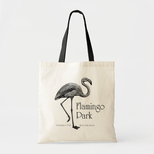 Flamingo Park tote Bag (Front)