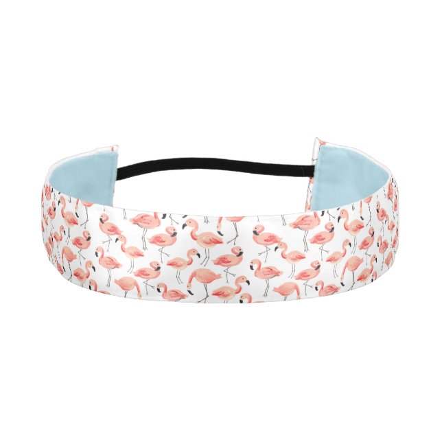Flamingo Party Athletic Headband (Front)