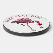 Flamingo Party Bird Personalized Wireless Charger (Front 2)