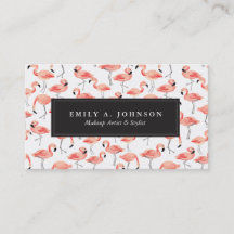 Flamingo Party Business Card