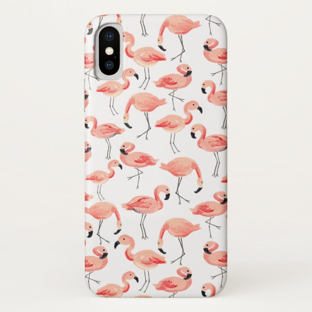 Flamingo Party Case-Mate iPhone Case (Back)