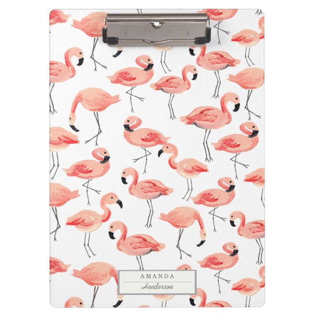 Flamingo Party Clipboard (Front)
