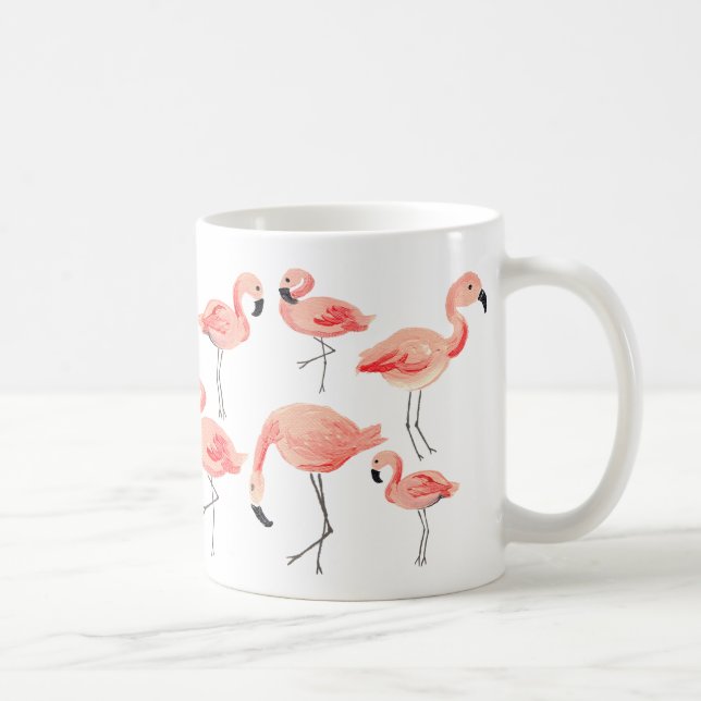 Flamingo Party Coffee Mug (Right)