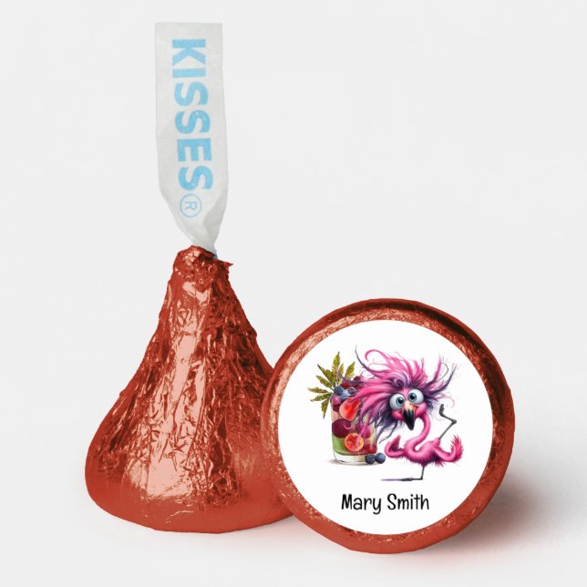 Flamingo party  hershey®'s kisses® (Front)