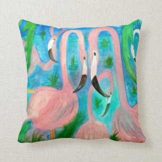 Flamingo Party Pillow