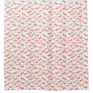 Flamingo Party Shower Curtain