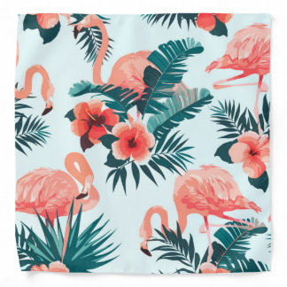 Flamingo Pattern Bandana