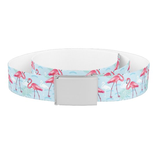 Flamingo Pattern Belt