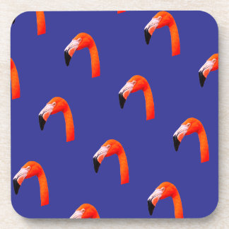 Flamingo-Pattern Beverage Coaster