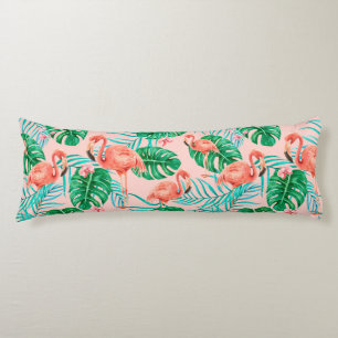 Flamingo Pattern Body Pillow