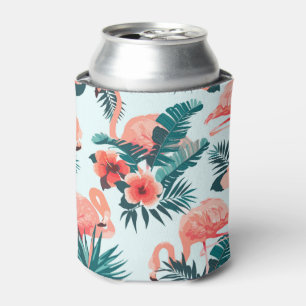 Flamingo Pattern Can Cooler
