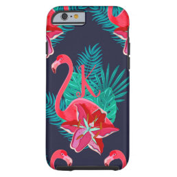 Flamingo Pattern Tough iPhone 6 Case