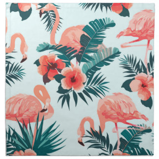 Flamingo Pattern Cloth Napkin