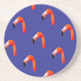 Flamingo-Pattern Coaster
