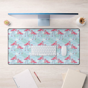 Flamingo Pattern Desk Mat