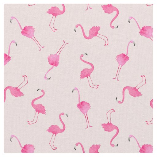 Flamingo pattern fabric
