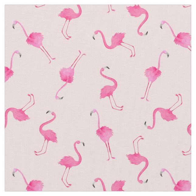 Flamingo pattern fabric (Close Up)