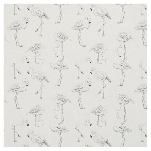 Flamingo pattern fabric