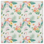 Flamingo pattern fabric