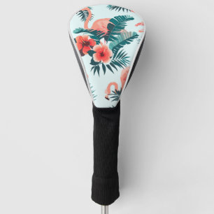 Flamingo Pattern Golf Head Cover