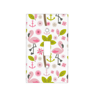 Flamingo Pattern Light Switch Cover