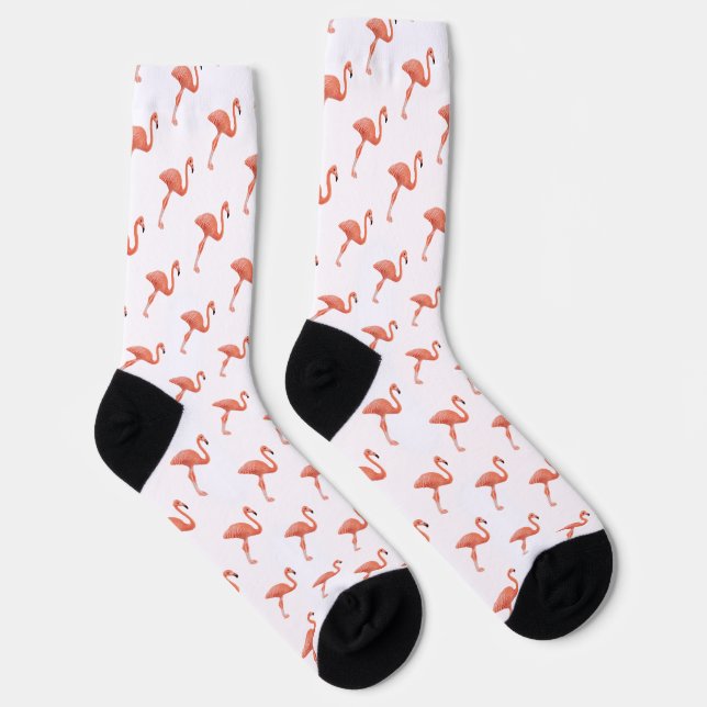 Flamingo Pattern Socks (Right)