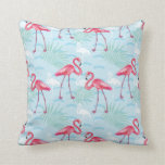 Flamingo Pattern Throw Pillow