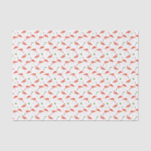 Flamingo Pattern Watercolor Tissue Paper