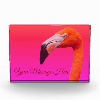 Flamingo photo block