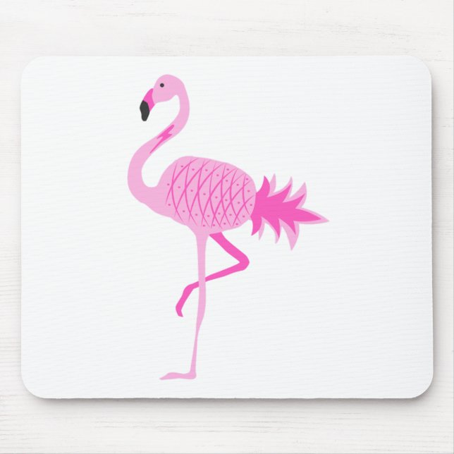 Flamingo Pineapple Mouse Pad (Front)