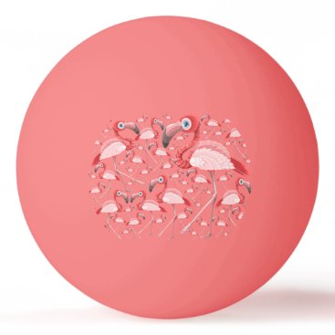 Flamingo Ping Pong Ball