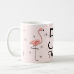 Flamingo Pink &#39;50 And Fabulous!&#39; Mug at Zazzle