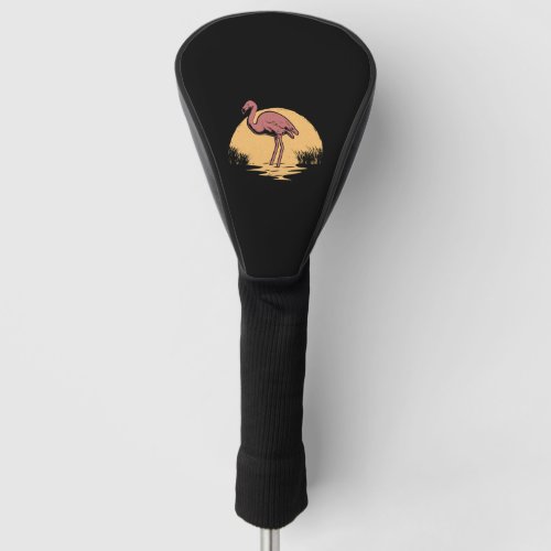 Flamingo Pink animal Gift Golf Head Cover