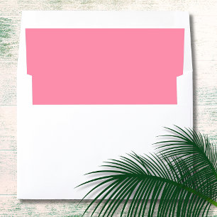 Flamingo Pink bold chic energy Envelope Liner