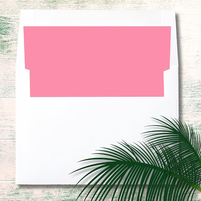 Flamingo Pink bold chic energy Envelope Liner (Creator Uploaded)