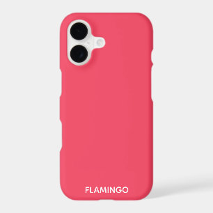 Flamingo pink color name iPhone 17 case