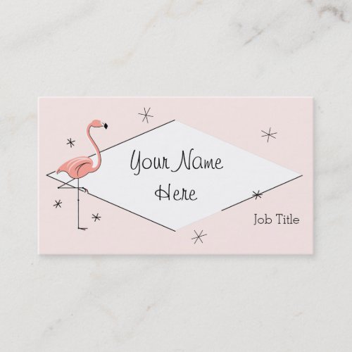 Flamingo Pink diamond business card