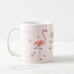Flamingo Pink 'Fabulous Sister!' mug