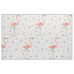 Flamingo Pink large pattern fabric