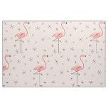 Flamingo Pink large pattern fabric