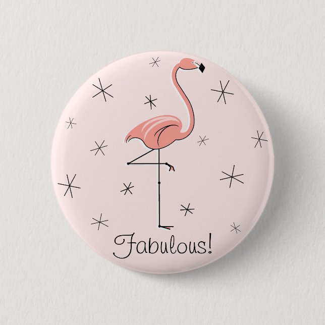 Flamingo Pink 'Text' button (Front)