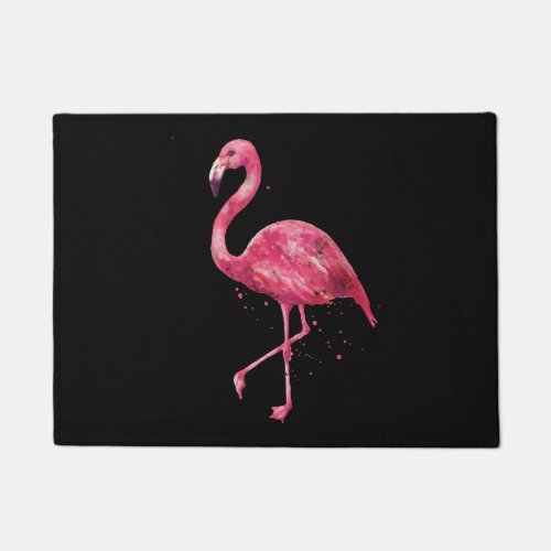 Flamingo Pink Water Bird Animal Gift  Doormat