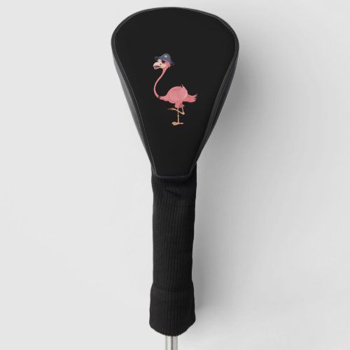 Flamingo Pirate Golf Head Cover