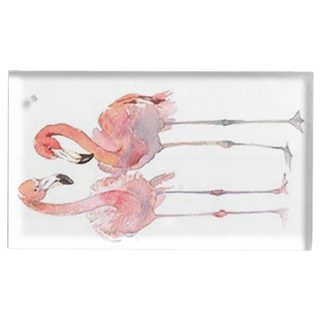 Flamingo Place Card Holder (Front)