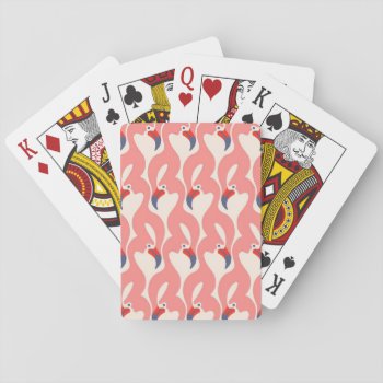 Flamingo Playing Cards by Studio_304 at Zazzle