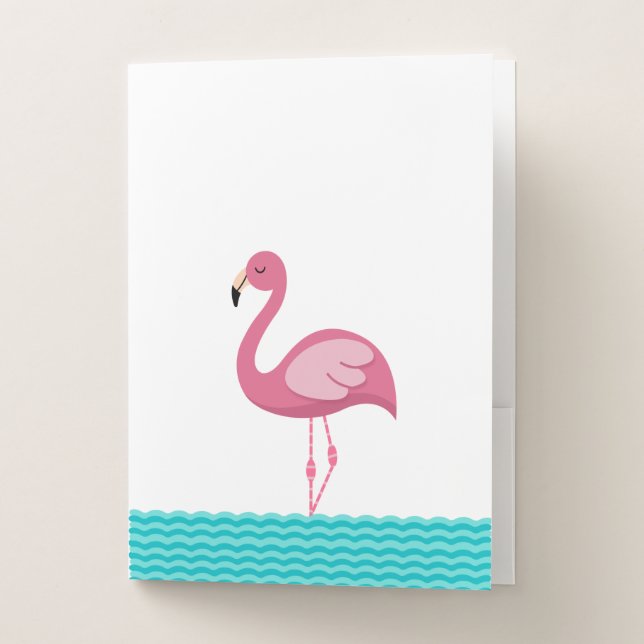 Flamingo Pocket Folder (Front)