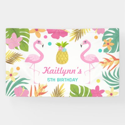 chibi mermaids party banner