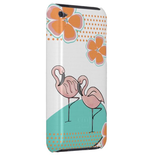 Flamingo Poolside iPod Touch Case-Mate Case (Back/Right)
