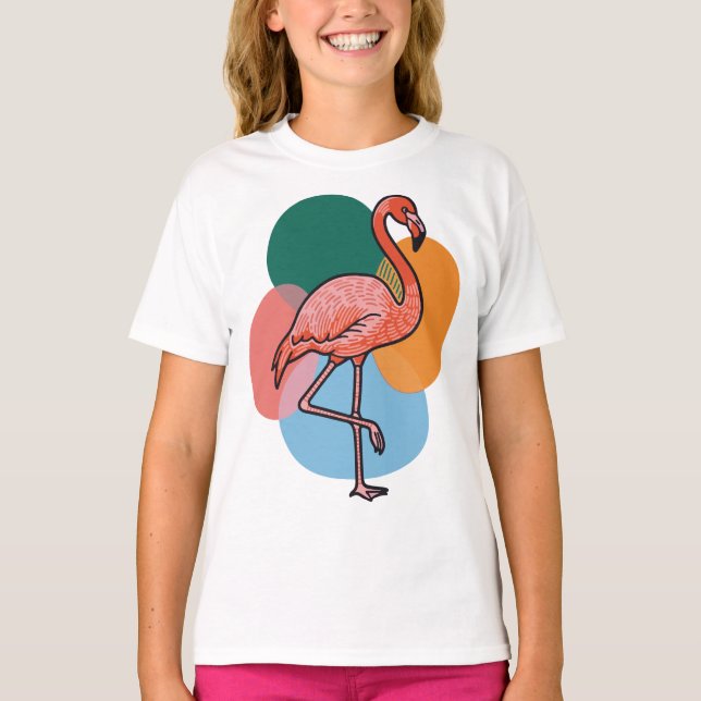 Flamingo Pop T-Shirt (Front)